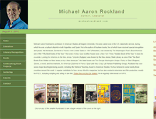 Tablet Screenshot of michaelrockland.com